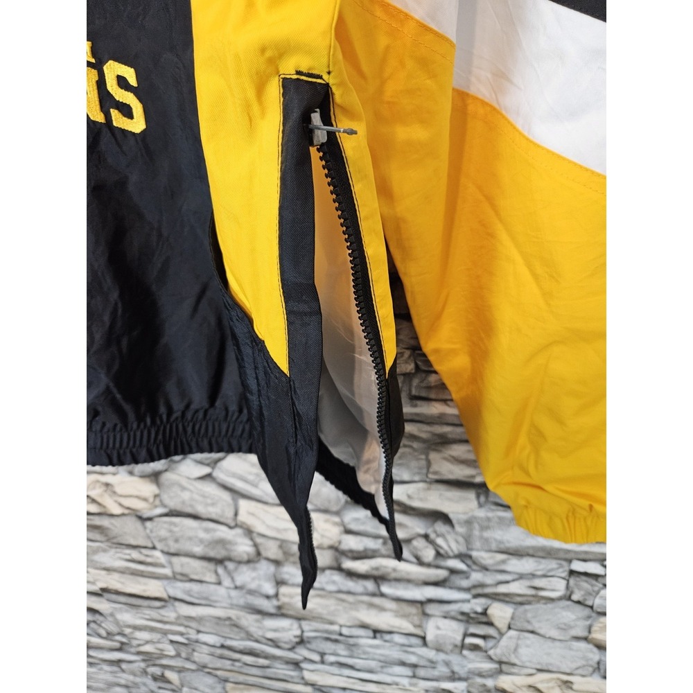Starter Youth Boston Bruins Embroidered Jacket Windbreaker 1/2 Zip Large (16-18) - Picture 11 of 16